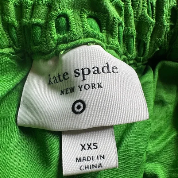 NWT Kate Spade Green Eyelet Skirt - Picture 4 of 6
